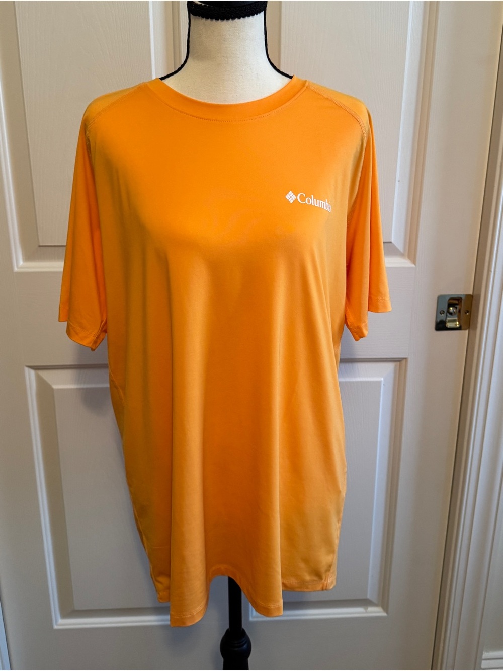 NWT Columbia PFG Terminal Tackle Short Sleeve Shirt Mens M Orange T-Shirt